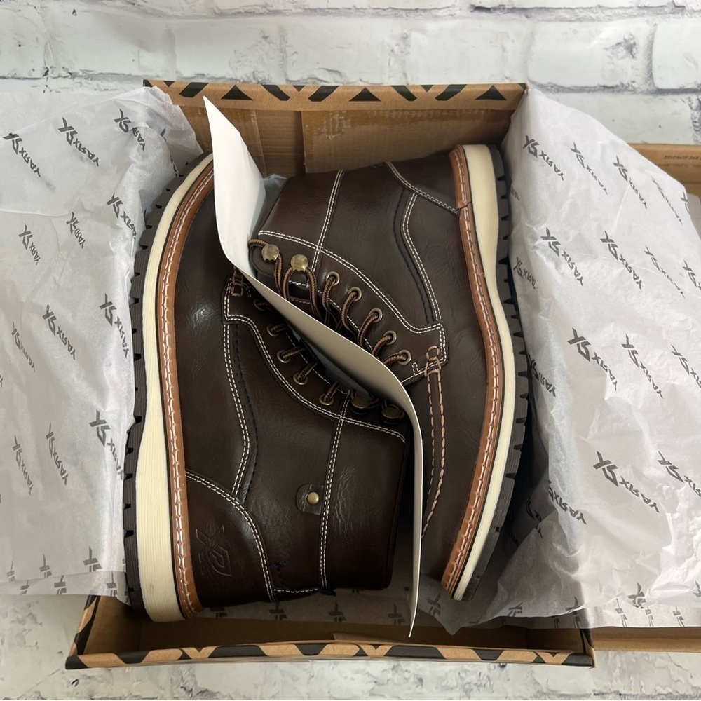 NWT mens XRay Dover Brown ankle Chukka lace up boots size 11 - Picture 3 of 8
